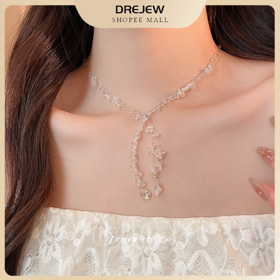 Fashion Y Vintage - DREJEW Clear Faceted Glass Bead Iridescent