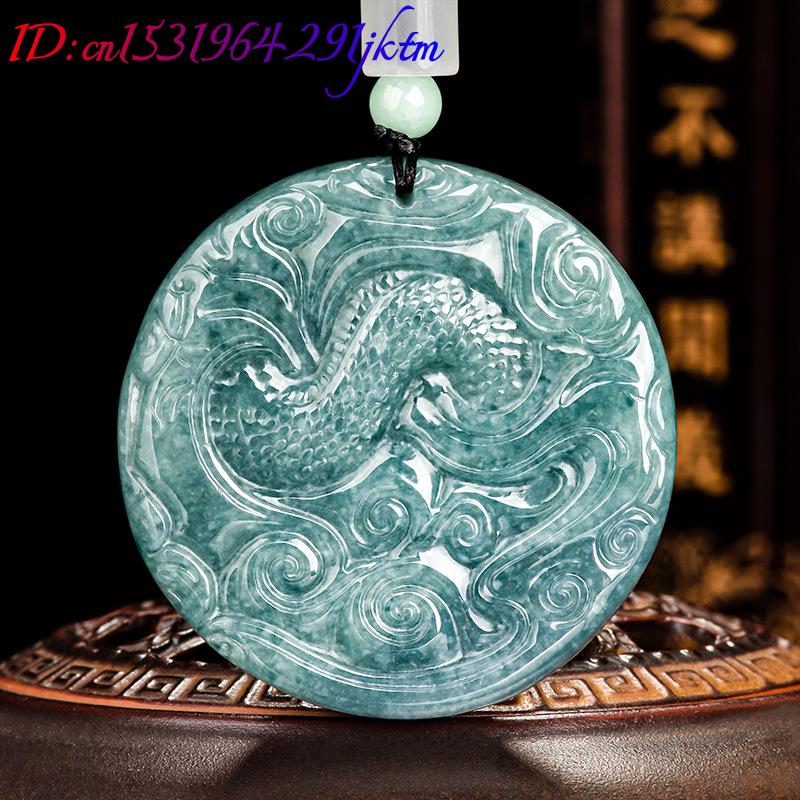 Burmese Jadeite Dragon Pendant - Vintage Fashion Accessories ulasan dan harga