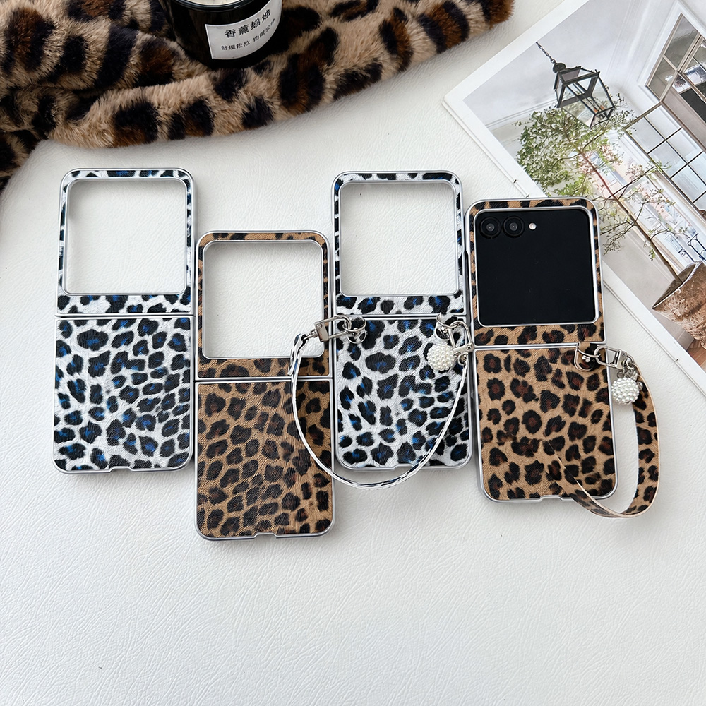 Leopard Print Folding Flip Pho - Vintage Fashion Accessories ulasan dan harga