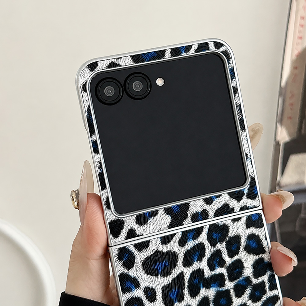 Leopard Print Folding Flip Pho - Vintage Fashion Accessories ulasan dan harga