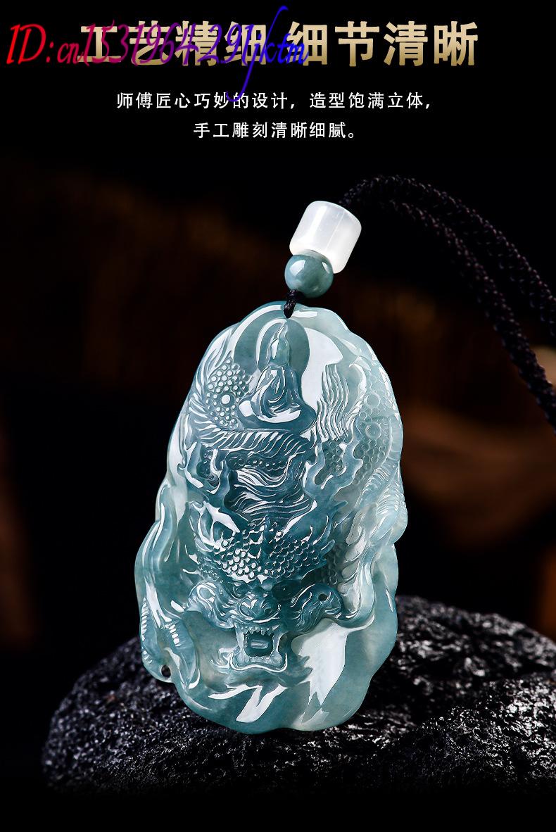 Natural Burmese Jadeite Dragon - Vintage Fashion Accessories ulasan dan harga