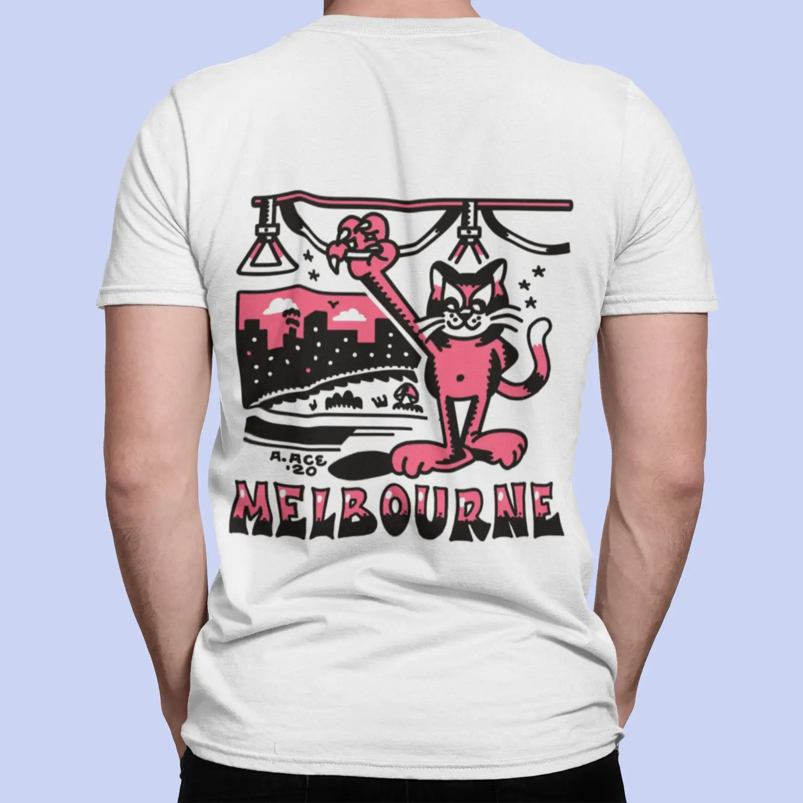 Melbourne Tram T shirt Psyched - Vintage Fashion Melbourne ulasan dan harga
