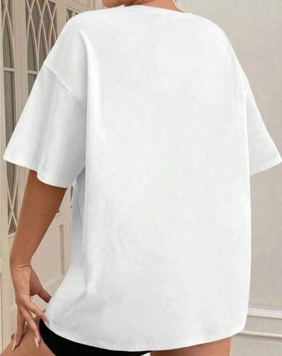 [Graphic Tee] 100% Cotton I'd  - Vintage Fashion Thrift ulasan dan harga