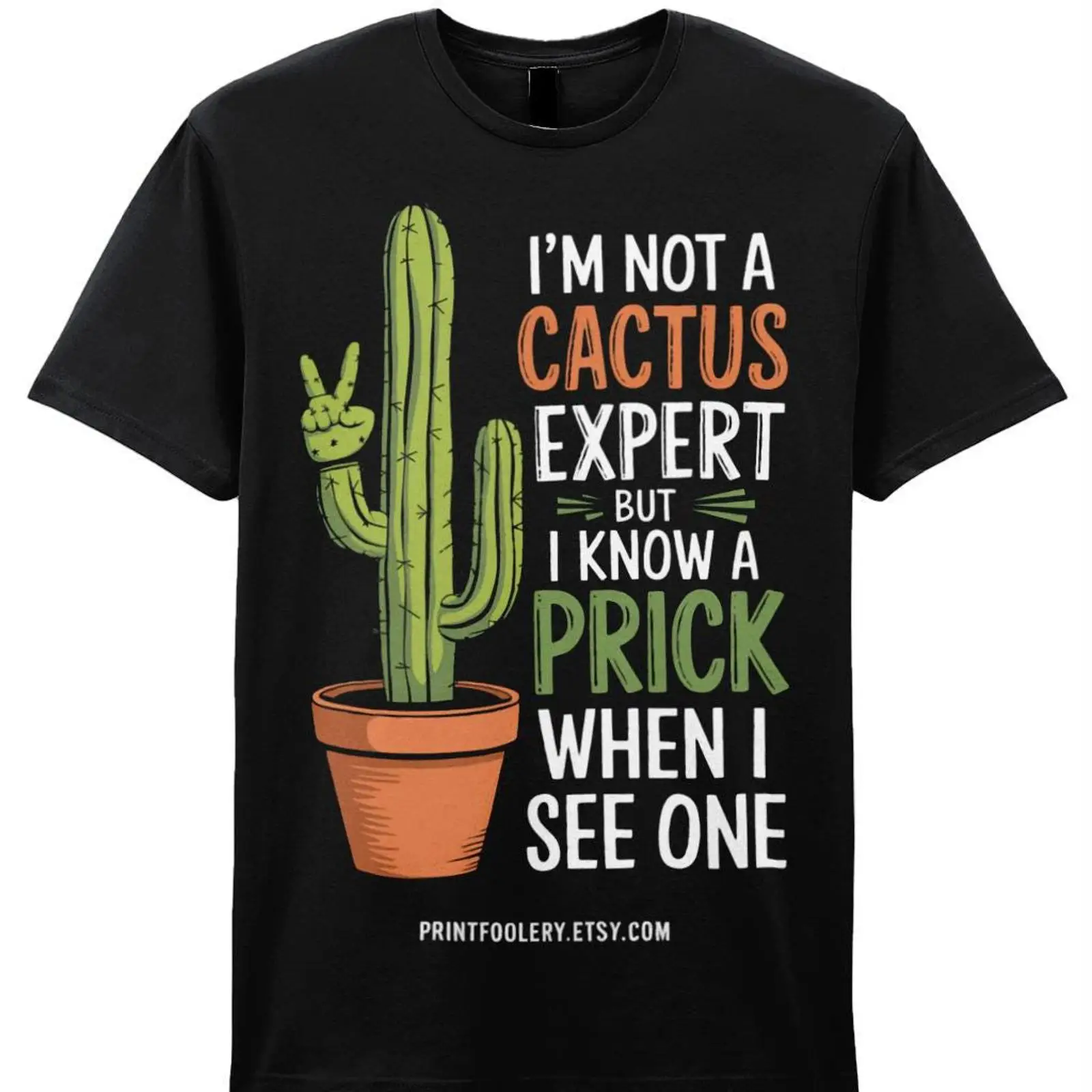 Funny Cactus Quote T shirt I'm - Vintage Fashion Expert ulasan dan harga