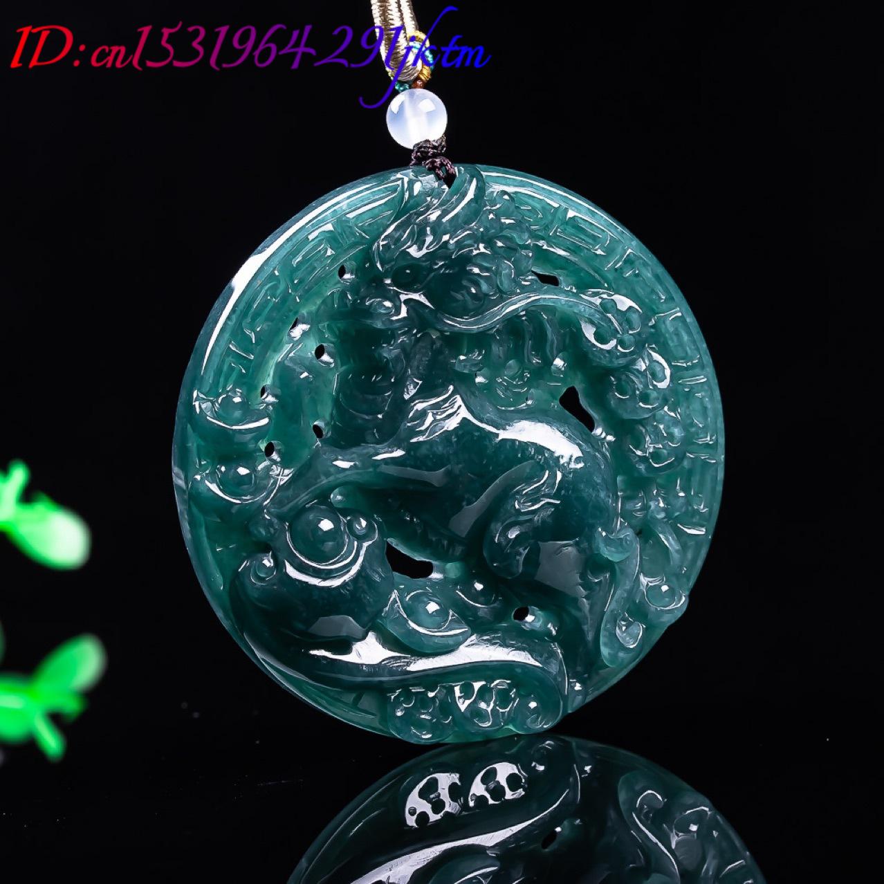 Burmese Jadeite Dragon Pendant - Vintage Fashion Accessories ulasan dan harga