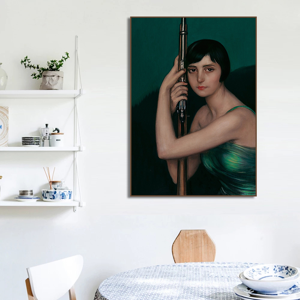 Renaissance Women Portrait Pos - Vintage Fashion Illustration ulasan dan harga
