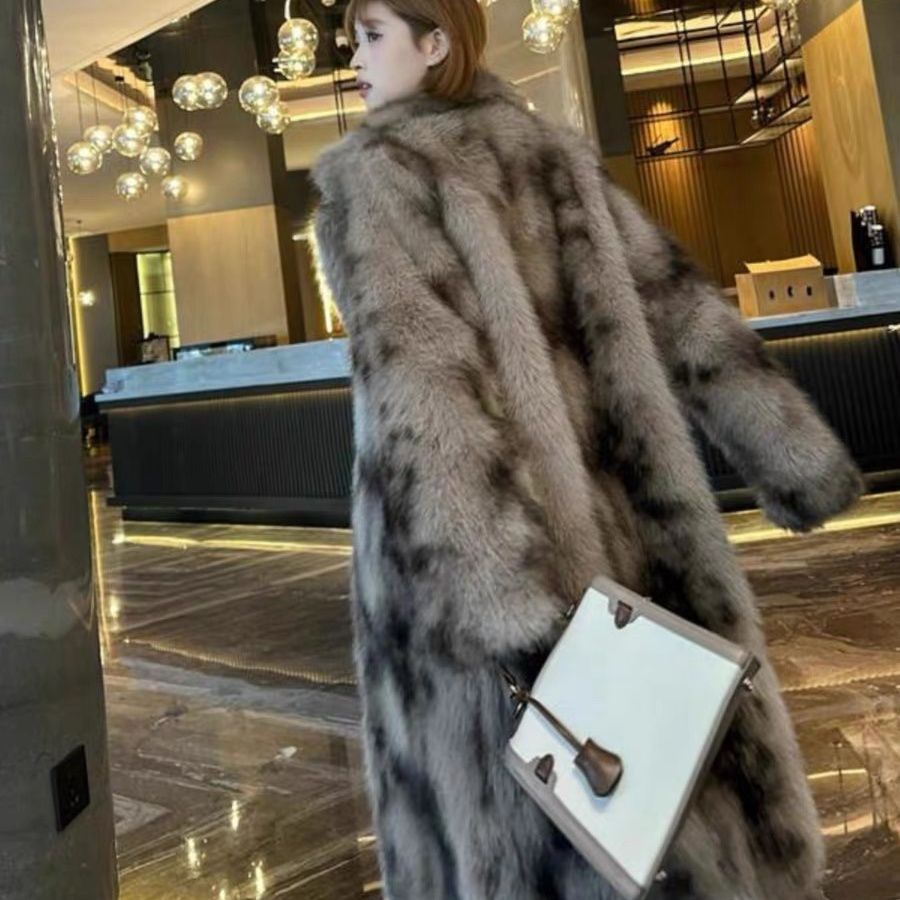Luxury High-quality Fur Coat W - Vintage Trench Coat ulasan dan harga