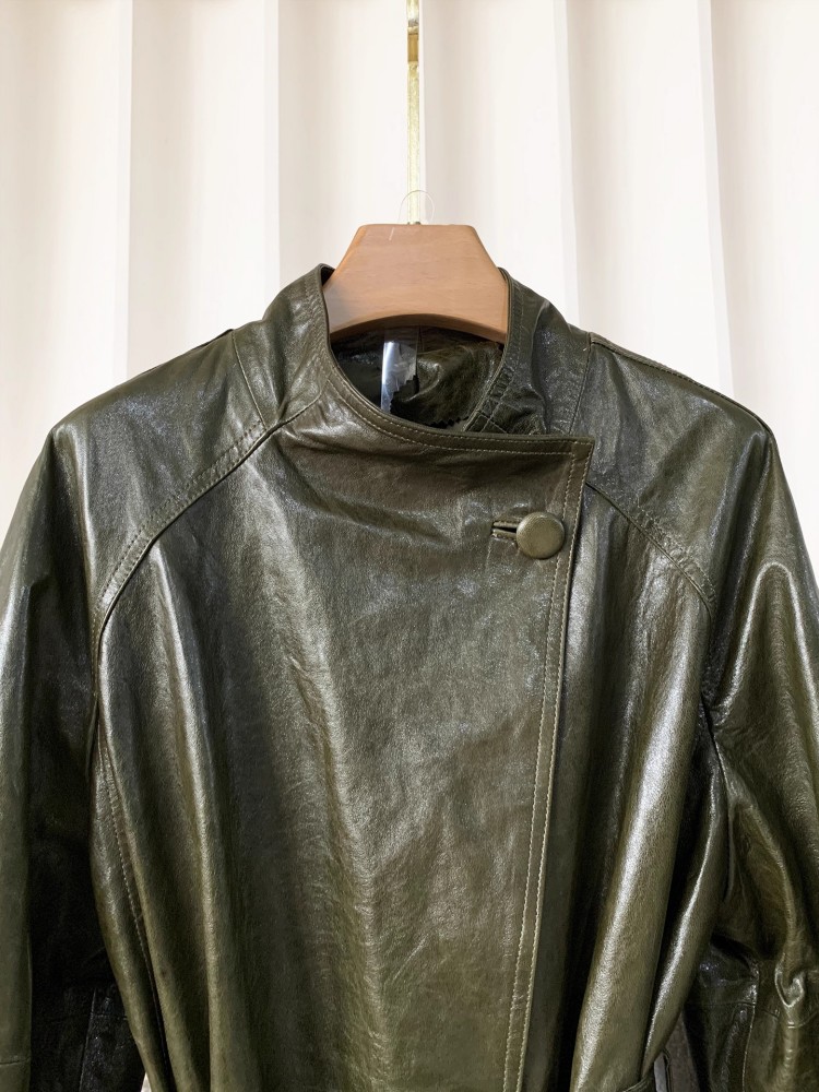 Vintage Women Belted Loose Fit - Vintage Trench Coat ulasan dan harga