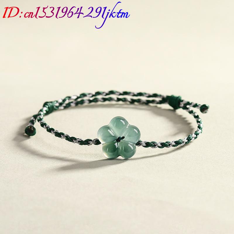 Burmese Jadeite Flower Bracele - Vintage Fashion Accessories ulasan dan harga
