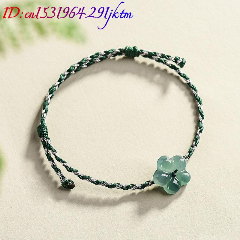 Burmese Jadeite Flower Bracele - Vintage Fashion Accessories ulasan dan harga