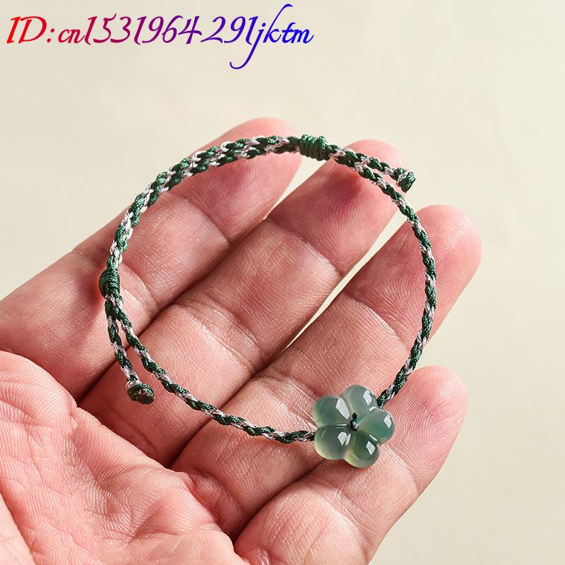 Burmese Jadeite Flower Bracele - Vintage Fashion Accessories ulasan dan harga
