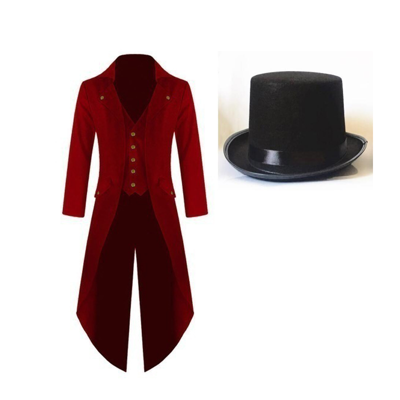 Plus Size 5XL Mens Medieval St - Vintage Trench Coat ulasan dan harga