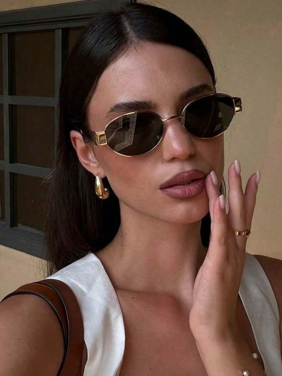 1PC Vintage Oval Fashion Glass - Vintage Fashion Accessories ulasan dan harga